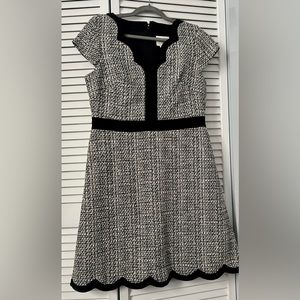 KATE SPADE NY Tweed Scallop Dress